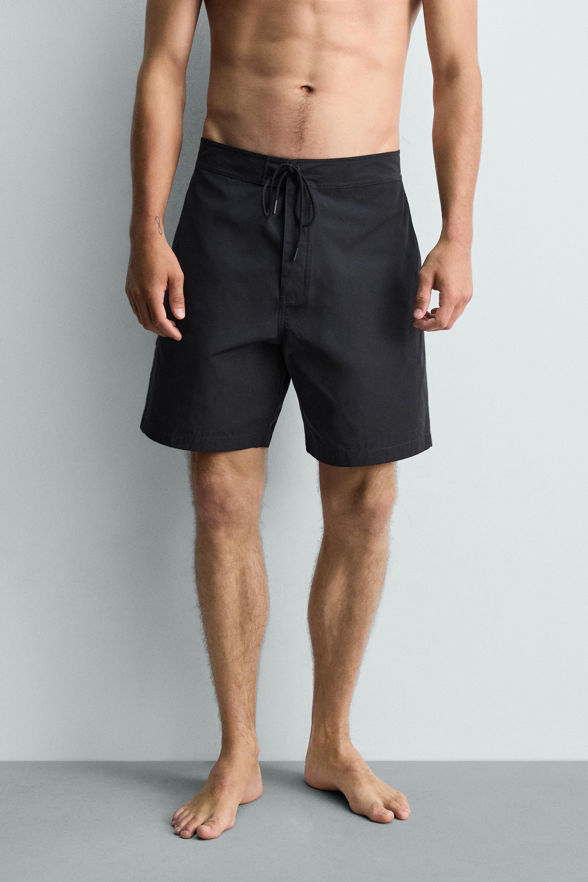 MAILLOT DE BAIN LONG À CORDON